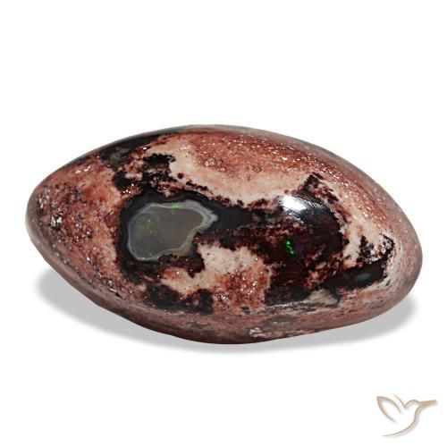 Opale de feu multicolore naturelle marquise, 12,75 ct, opaque