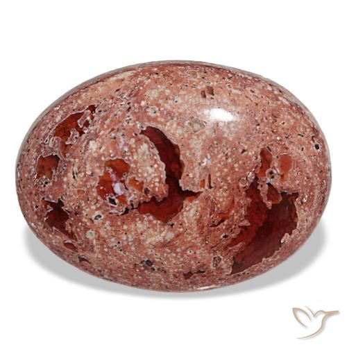 Opale de feu multicolore de 21,90 ct, ovale, opaque