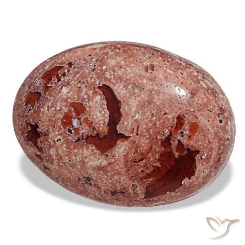 Opale de feu multicolore naturelle coupe ovale, 21,90 ct, opaque
