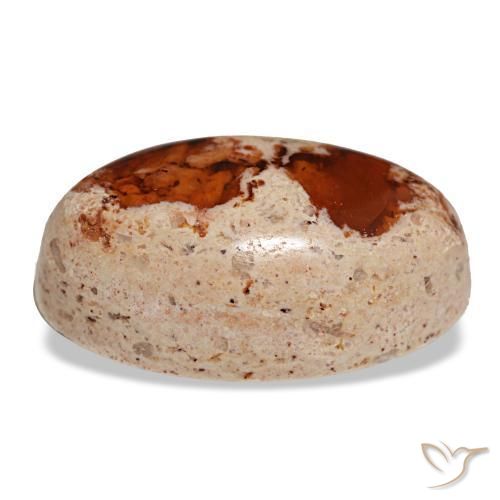 Opale de feu multicolore naturelle coupe ovale, 17,44 ct, opaque
