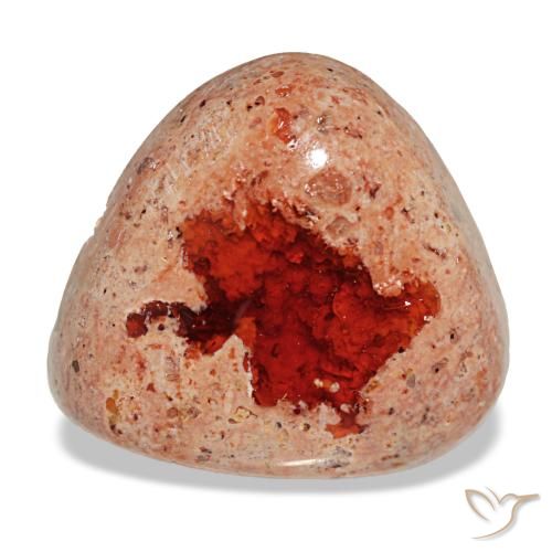 Opale de feu multicolore naturelle trillion, 8,34 ct, opaque