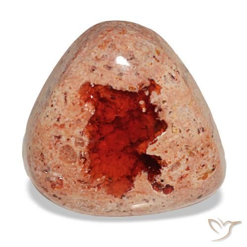 Opale de feu multicolore naturelle trillion, 8,34 ct, opaque