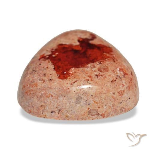 Opale de feu multicolore naturelle trillion, 8,34 ct, opaque