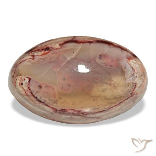 Opale de feu multicolore naturelle coupe ovale, 14,89 ct, opaque