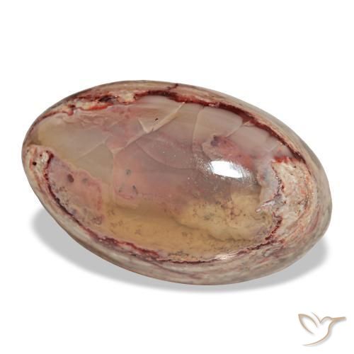 Opale de feu multicolore naturelle coupe ovale, 14,89 ct, opaque