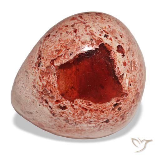 Opale de feu multicolore naturelle en forme de poire, 19,28 ct, opaque