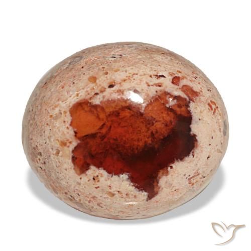 Opale de feu multicolore naturelle coupe ovale, 12,67 ct, opaque