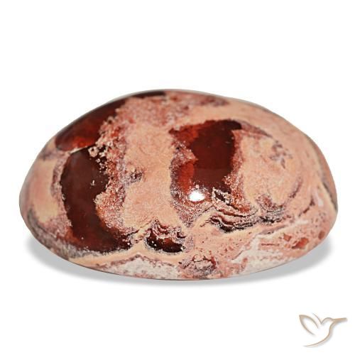 Opale de feu multicolore naturelle coupe ovale, 15,97 ct, opaque