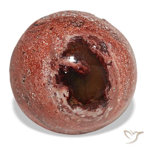 Opale de feu multicolore naturelle coupe ovale, 14,26 ct, opaque