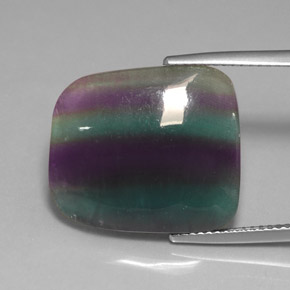 Fluorite multicolore naturelle transparent, 15,97 ct, transparent / translucide