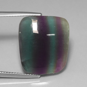 Fluorite multicolore naturelle transparent, 15,97 ct, transparent / translucide
