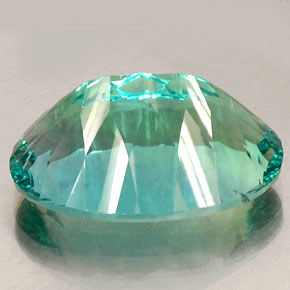 Fluorite multicolore naturelle coupe ovale, 25,96 ct, VVS-VS