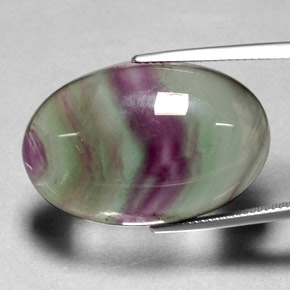Fluorite multicolore naturelle transparent, 36,30 ct, transparent / translucide