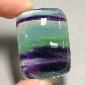 Fluorite multicolore naturelle transparent, 55,61 ct, transparent / translucide
