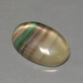 Fluorite multicolore naturelle transparent, 35,91 ct, transparent / translucide