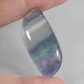 Fluorite multicolore naturelle forme fantaisie, 37,44 ct, transparent