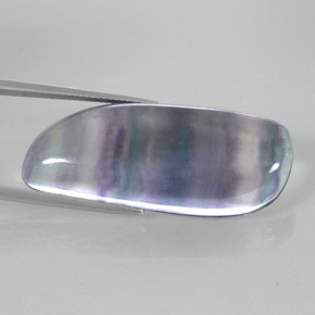 Fluorite multicolore naturelle forme fantaisie, 42,51 ct, transparent
