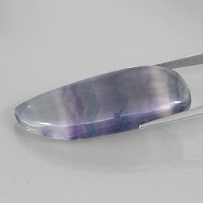 Fluorite multicolore naturelle forme fantaisie, 42,51 ct, transparent