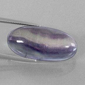Fluorite multicolore naturelle transparent, 19,82 ct, transparent / translucide