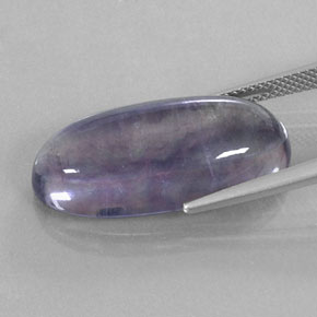 Fluorite multicolore naturelle transparent, 19,82 ct, transparent / translucide