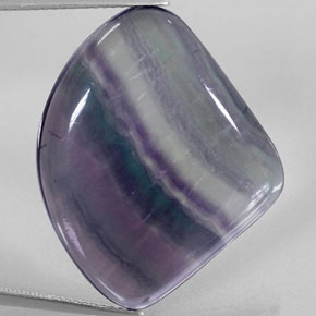 Fluorite multicolore naturelle forme fantaisie, 31,33 ct, transparent