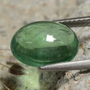 Fluorine Vert clair naturelle ovale, 5.16 ct, Transparent