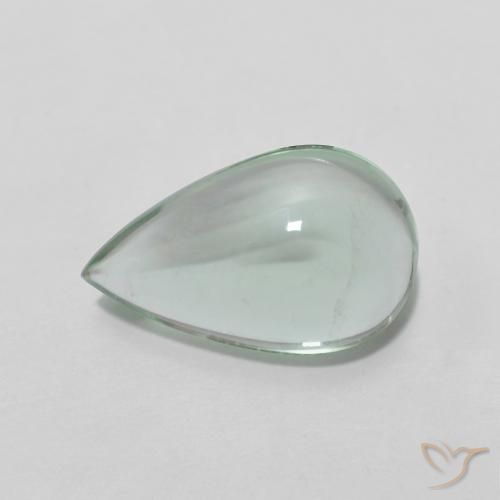 3.50ct Naturel Vert jaune très clair Fluorine, En forme de poire, Transparent