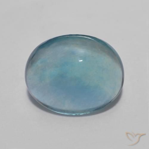 5.61ct Naturel Sarcelle Fluorine, ovale, Transparent