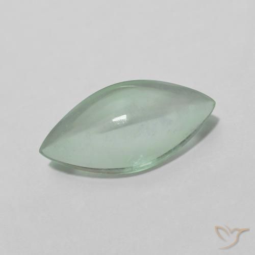 Fluorine Vert jaune très clair naturelle Marquise, 3.28 ct, Transparent