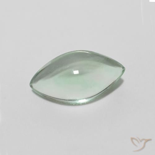 Fluorine Menthe légère naturelle Marquise, 2.78 ct, Transparent