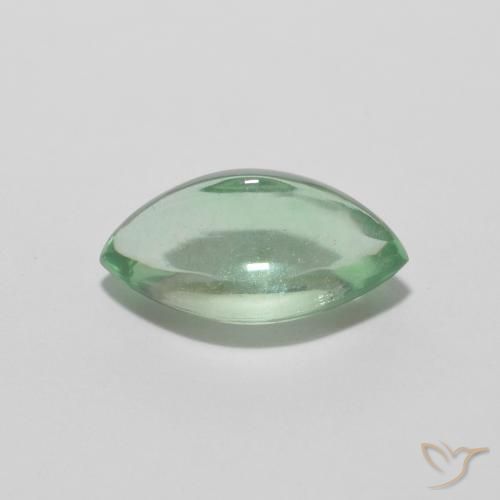 Fluorine Menthe légère naturelle Marquise, 2.78 ct, Transparent