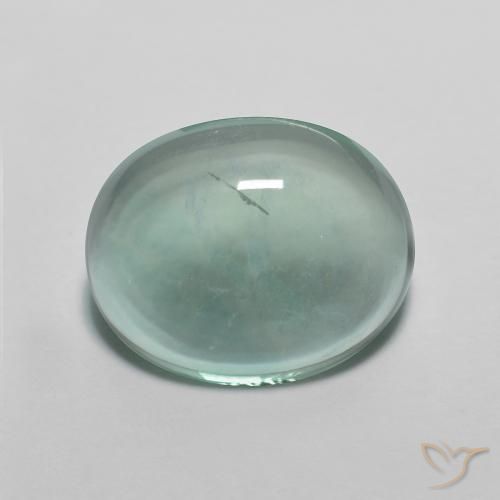 7.22ct Naturel Vert bleuâtre Fluorine, ovale, Transparent