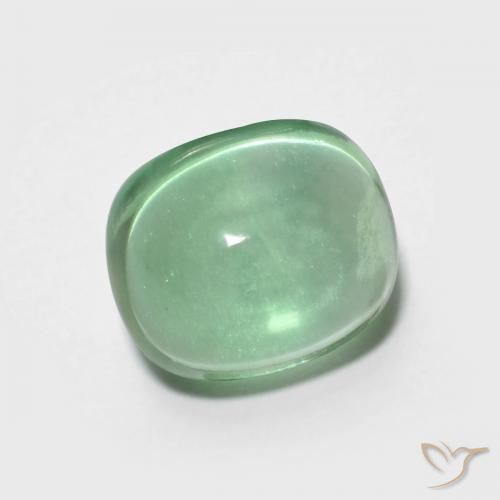 Fluorine Vert clair naturelle ovale, 3.90 ct, Transparent