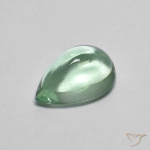 2.70ct Naturel Vert jaune léger Fluorine, En forme de poire, Transparent