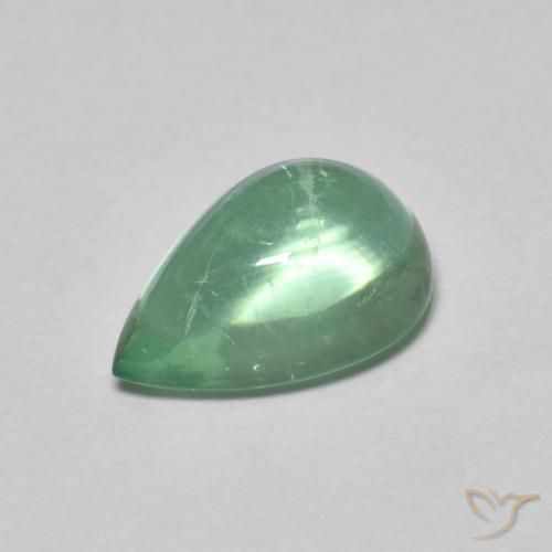 2.97ct Naturel Menthe légère Fluorine, En forme de poire, Transparent