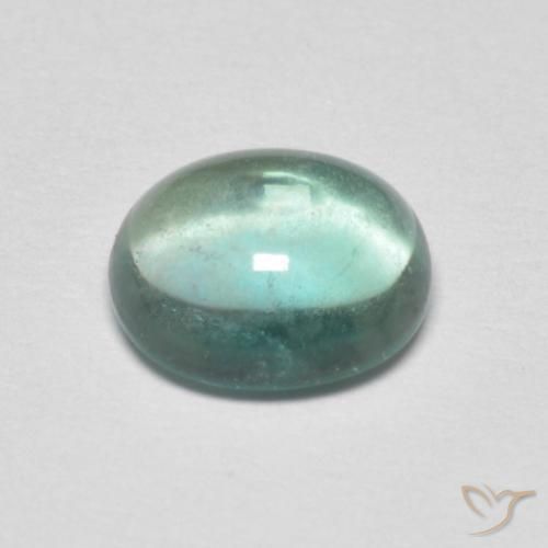 Fluorine Vert pâle naturelle ovale, 2.19 ct, Transparent