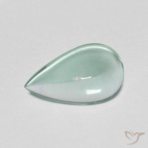 1.88ct Naturel Vert pâle Fluorine, En forme de poire, Transparent