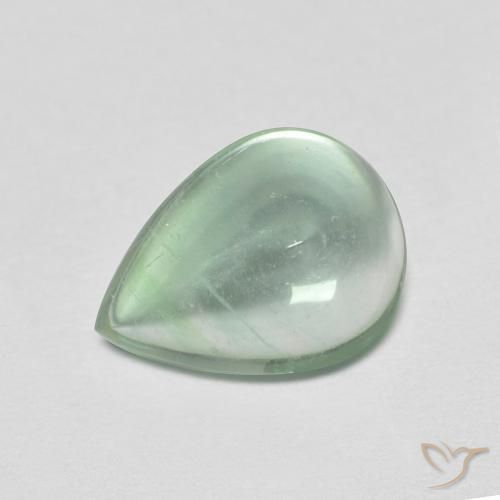 2.58ct Naturel Menthe verte Fluorine, En forme de poire, Transparent