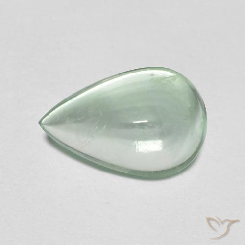 2.32ct Naturel Vert menthe léger Fluorine, En forme de poire, Transparent