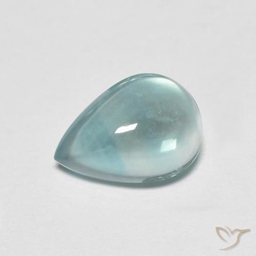 2.07ct Naturel Ton bleu électrique Fluorine, En forme de poire, Transparent