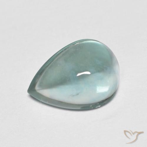 2.34ct Naturel Ton bleu électrique Fluorine, En forme de poire, Transparent