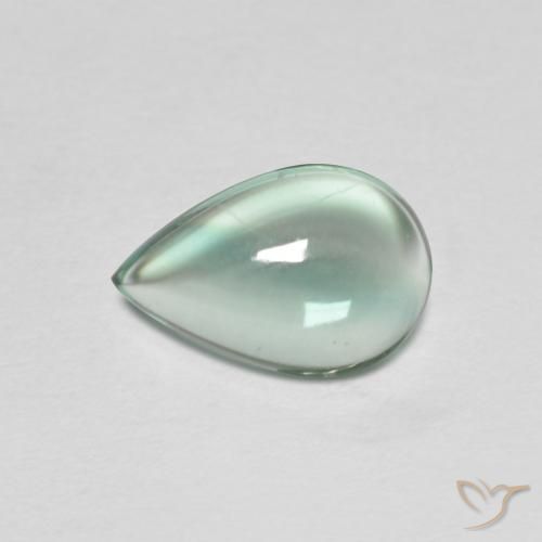 2.01ct Naturel Vert bleu clair Fluorine, En forme de poire, Transparent