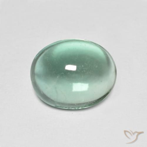 4.54ct Naturel Vert frais Fluorine, ovale, Transparent
