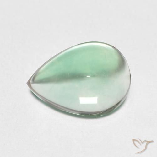 2.32ct Naturel Vert bleu clair Fluorine, En forme de poire, Transparent
