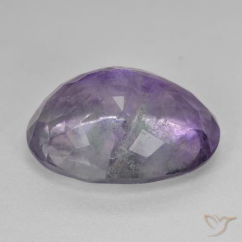 Fluorine Multicolore naturelle ovale, 22.11 ct, SI