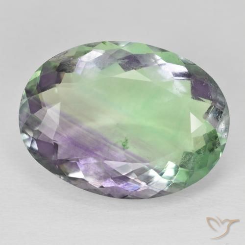 30.11ct Naturel Multicolore Fluorine, ovale, SI