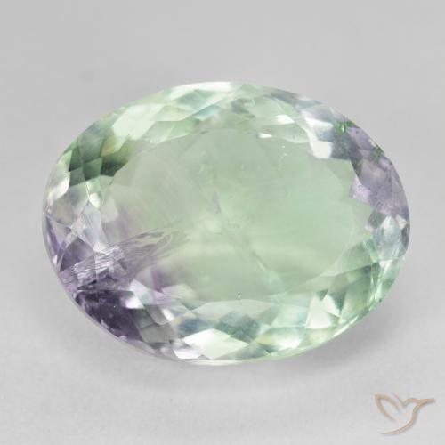 20.30ct Naturel Multicolore Fluorine, ovale, SI-I1
