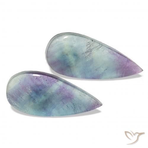 Shop natural 13.81ct Multicolore Fluorine gems, En forme de poire, from Inde at GemSelect. In stock, global shipping!