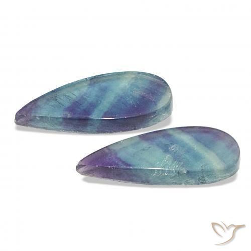 Shop natural 13.81ct Multicolore Fluorine gems, En forme de poire, from Inde at GemSelect. In stock, global shipping!