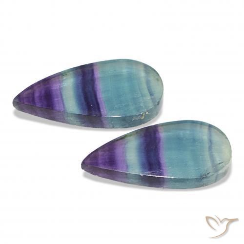 Shop natural 21.63ct Multicolore Fluorine gems, En forme de poire, from Inde at GemSelect. In stock, global shipping!